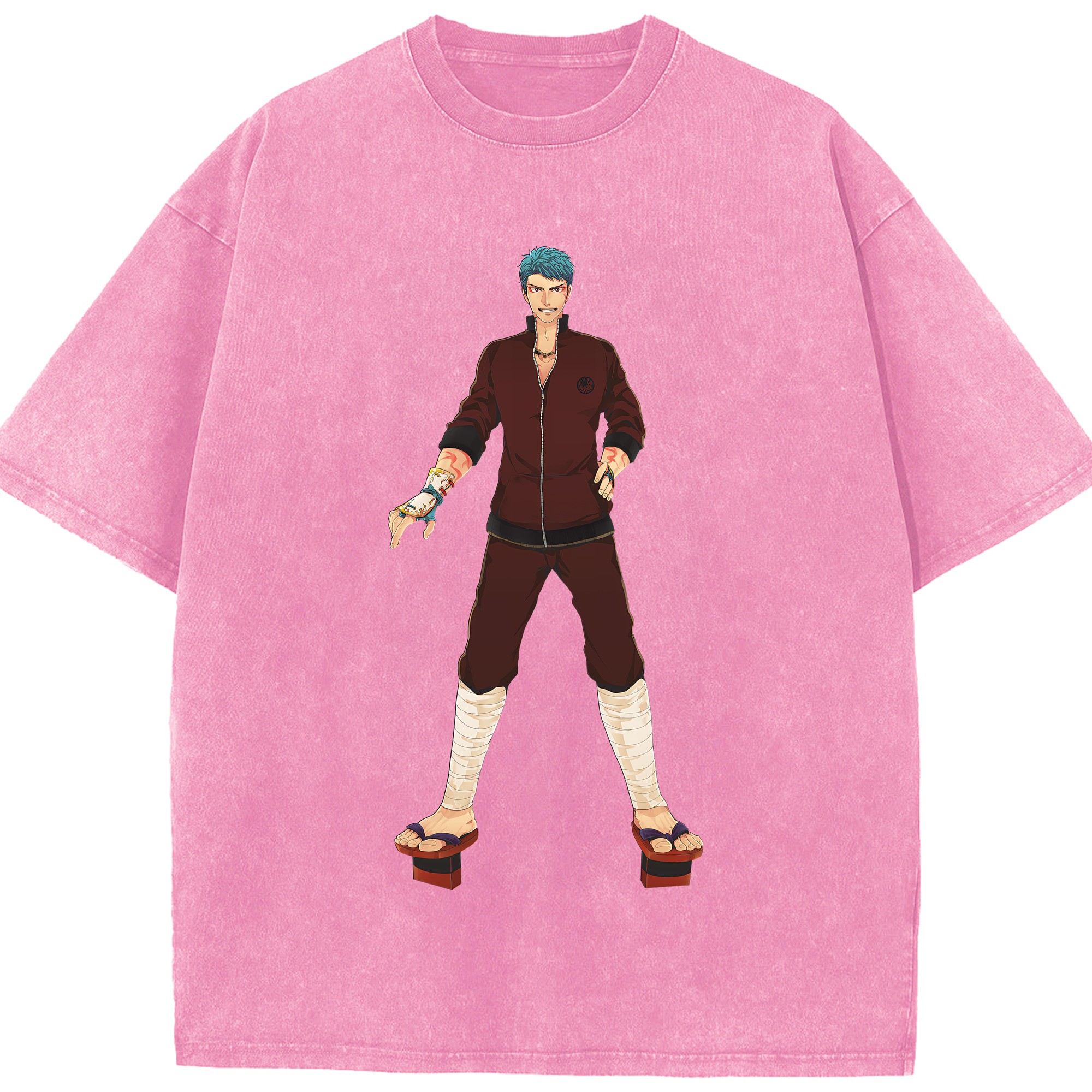 （画像用） 刀剣乱舞 Touken Ranbu 綿100% ヴィンテージ風 半袖Tシャツ（フロントプリント）